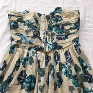 Brand New Strapless Alberta Ferretti dress